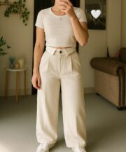 Genova Smart-Casual Wide Pants - Image 2