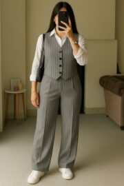Genova Pinstripe Suit Set - Image 2